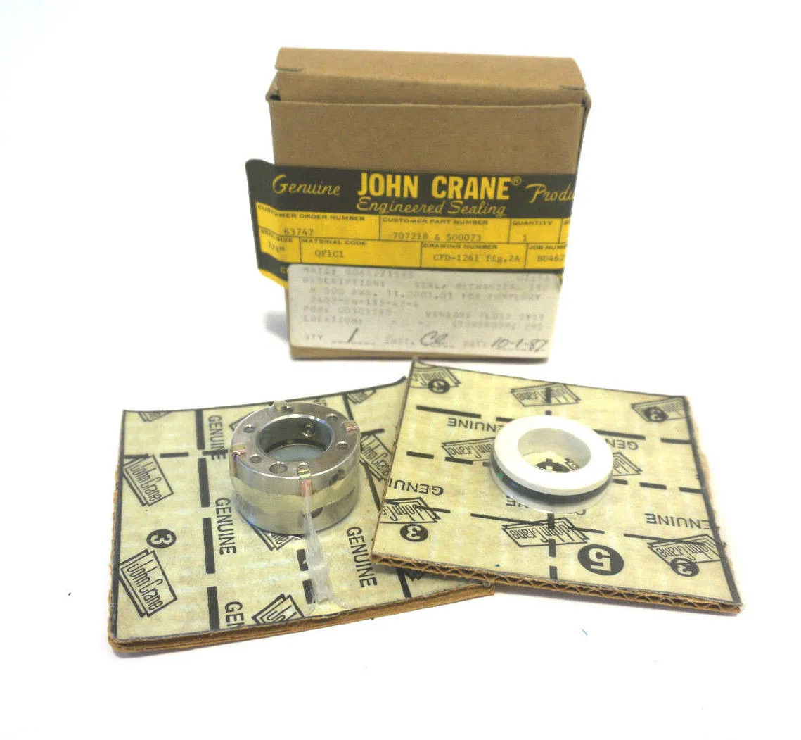 NEW JOHN CRANE 707218 & 500073 MECHANICAL SEAL 7/8"