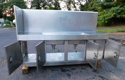 Item #17330 (Custom 2 Bay Sink)