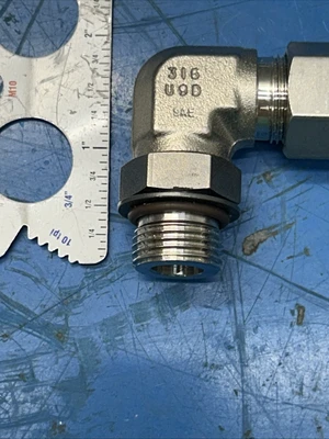 Lot of 6 Swagelok Elbows 3/8" MNPT 316SS NNB Fast Shipping! + Warranty