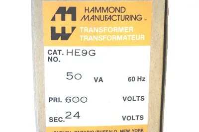 NEW HAMMOND MANUFACTURING HE9G TRANSFORMER