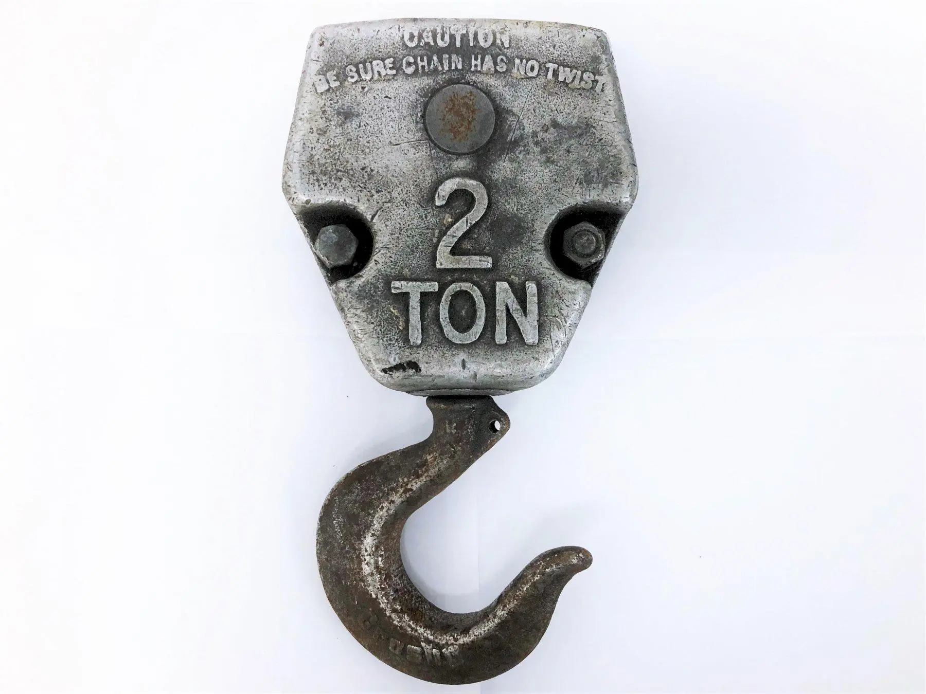 2 TON CROSBY CHAIN HOIST HOOK : STOCK #13928