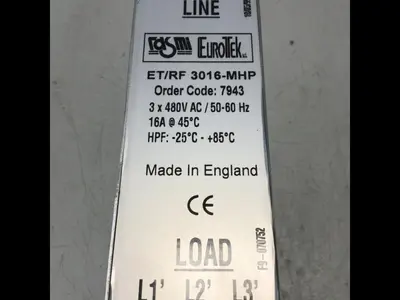 Used EUROTEK ET/RF 3016-MHP Filters | Ideal Machinery #622020