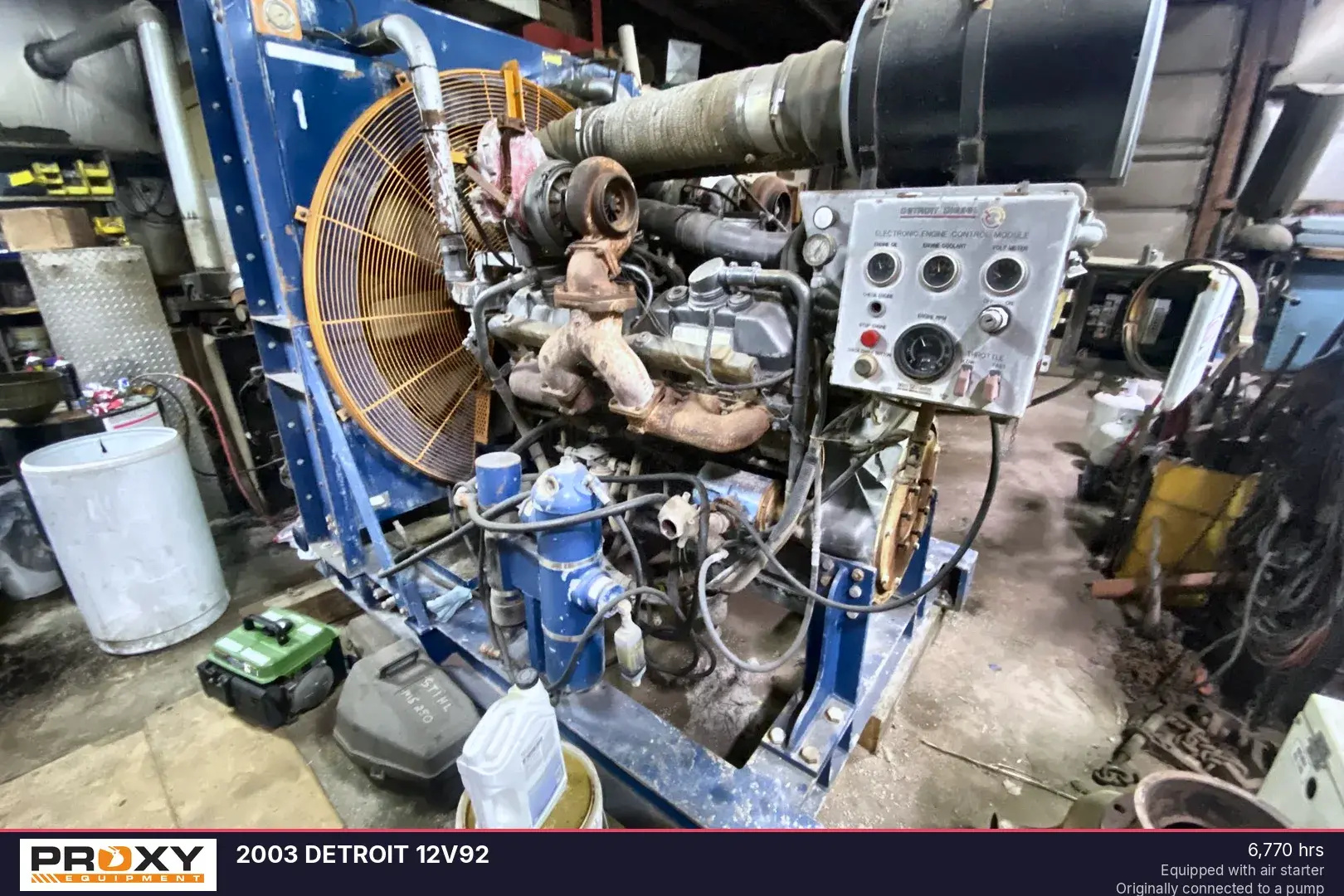 Used 2003 DETROIT 12V92 Gas Engines Wisconsin US | Proxy Equipment #1385090