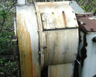 Krauss-Maffei SZ 50 single-stage pusher centrifuge, 316SS.