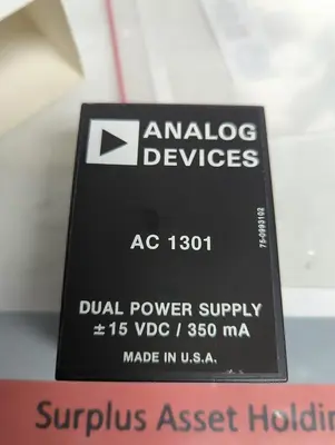 New | in-Stock ANALOG DEVICES AC 1301 1 Miscellaneous Equipment (Electrical & Power) | Surplus Asset Holdings #1192683