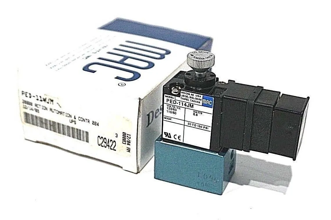 NEW MAC VALVES PED-114JM SOLENOID VALVE PED114JM