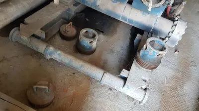 USED EMSCO F-500 TRIPLEX MUD PUMP