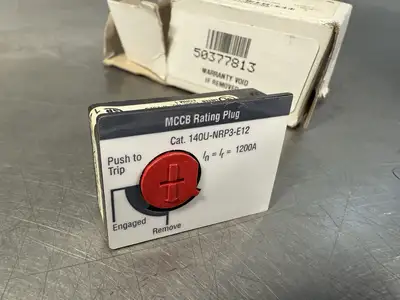 ALLEN BRADLEY 140U-N6L3-E12 / 140UN6L3E12 + 140U-NRP3-E12 Rate Plug (BIN1.2.3)