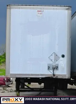 Used 2003 WABASH NATIONAL 53 Box Trailers Michigan US | Proxy Equipment #1426017