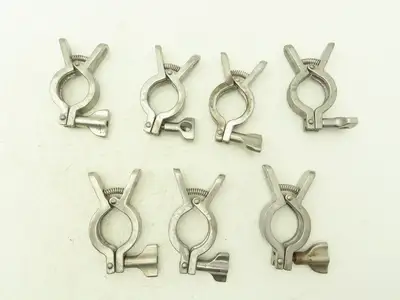 Dixon/SCC 13MHHM-Q100150 Squeeze Clamp Sanitary SS 1" to 1-1/2" Pipe Lot of 7