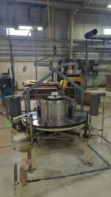1000 LBS CROWN UNLIMITED VERTICAL MOTORIZED UNCOILER, FOR TUBE OR WIRE: YOBRO #25337