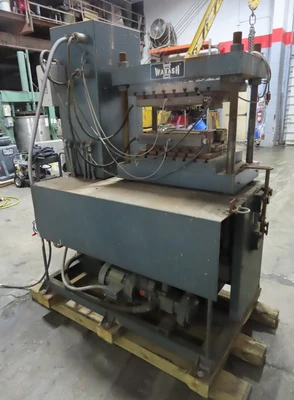 Hydraulic Press, 50 Ton Wabash Four Post Press with Electric Heating Elements