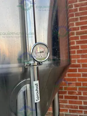 USED LMC 3180 LITER STAINLESS STEEL JACKETED FERMENTATION TANK