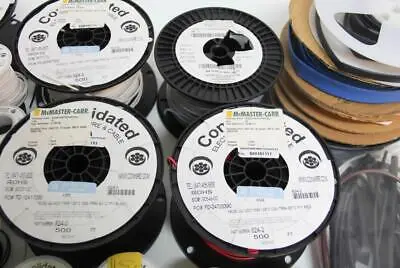 Consolidated Electronic Wire & Cable Various Size w/ Heat Shrink Tubes LOT (4938