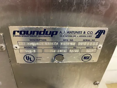 152-0368 Roundup VHB Vertical Broiler