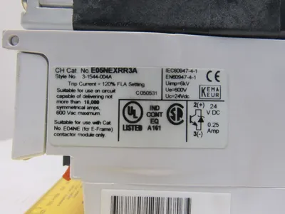 Eaton Cutler Hammer E101E20R3A FVNR E-Frame 200A Starter 63-200A 24VDC Control