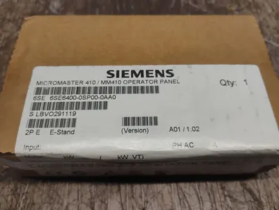 SIEMENS 6SE6400-0SP00-0AA0 OPERATOR PANEL | ESS Industrial Equipment Sales (3)