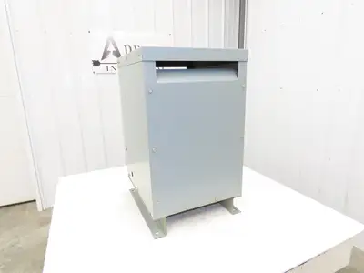 Federal Pacific T43T15E Stepdown Power Transformer 15kva 3Ph HV 480 LV 240/120
