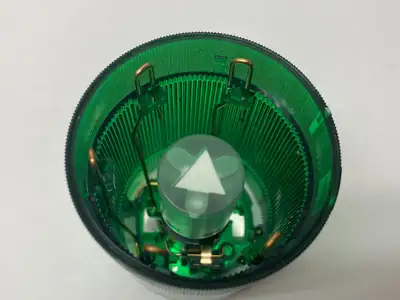 USED SIEMENS 50MM STEADY STACK LIGHT ELEMENT GREEN 12-230V AC/DC