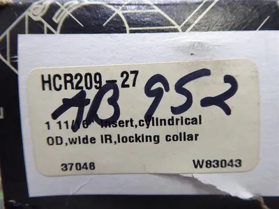 Peer HCR209-27 1-11/16" Cylindrical Bearing Insert New NIB