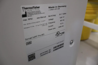 USED THERMOFISHER SORVALL X4RF PRO-MD