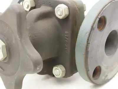 Rockwell 1-1/2" Flanged Diaphragm Pinch Valve  Non-Rising Stem Fig CWP 5