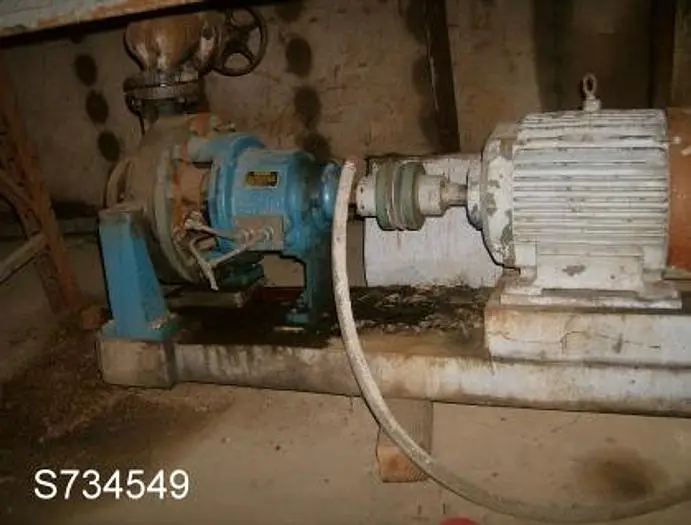 Pump, Centrif., 20 HP, C/st, 2 x 3, Dean Bros, 300 GPM #S734549