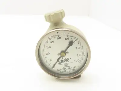 Shore Type A ASTM D2240 Durometer Rubber Hardness Tester Gage 0-100 Dial