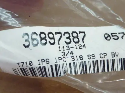NEW LEGEND VALVE 36897387