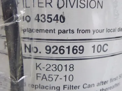Parker 327842 Hydraulic Filter and Screw-On Base 926169 10C K-23018 New NIB