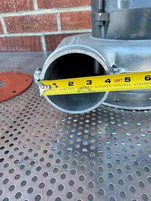 USED AMERICAN FAN COMPANY AF-8 BLOWER MAX 2700  RPM W/ 1/2" HP MOTOR