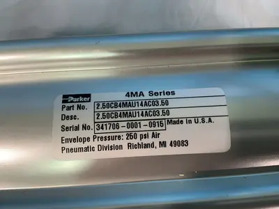 Used PARKER 2.50CB4MAU14AC03.50 Pneumatic Cylinders Ohio US | HGR 24 #1357908