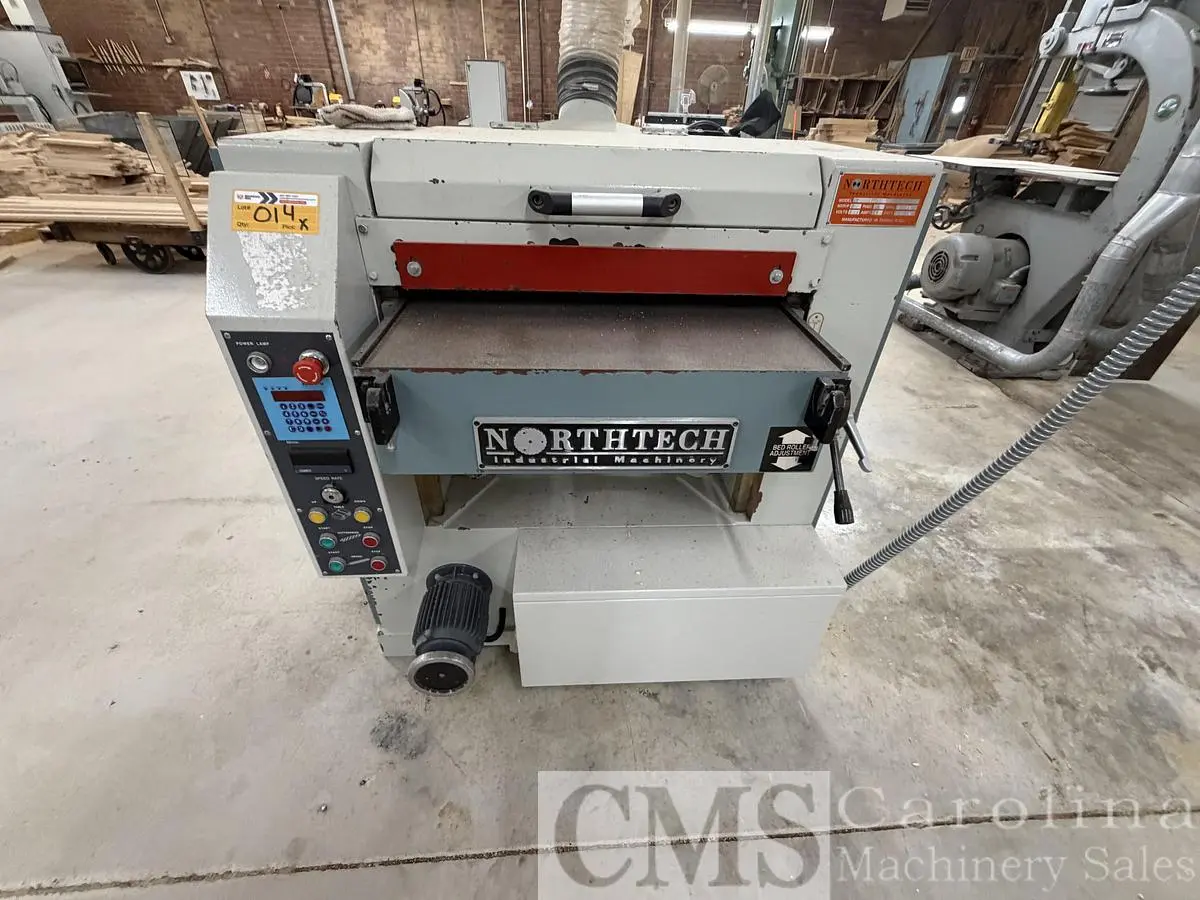 Used 2010 NORTHTECH MODEL NT660 26" PLANER WITH HELICAL HEAD Woodworking Planers North Carolina US | CAROLINA MACHINERY SALES #1441241