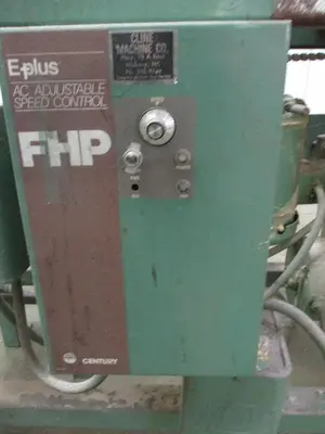 CLINE MACHINE DOUBLE-SIDED FEED-THRU "PUMP/PNEUMATIC SLEEVE" SMALL PARTS SANDER