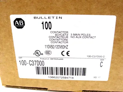 NEW ALLEN BRADLEY 100-C37D00 CONTACTOR 100C37D00