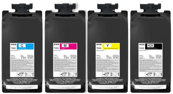 Used _UNKNOWN_ Epson UltraChrome DS Initial Ink Pack C, M, Y, K for SureColor F6470, F6470H - T53KM20 Dye Sublimation Printers Oklahoma US | Wide Image Solutions #1538807
