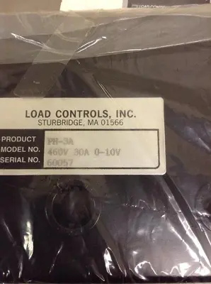 New | in-Stock LOAD CONTROLS INC. PH-3A Miscellaneous Equipment (Electrical & Power) | Surplus Asset Holdings #1194964