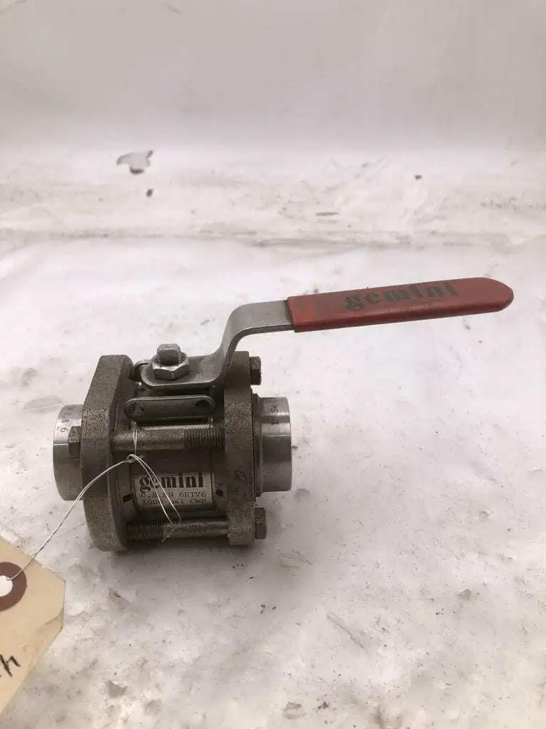 Gemini 0.8 89 6RTV6 1″ Stainless Steel Manual Ball Valve 1000PSI CWP