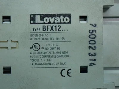 Used LOVATO BFX12 Contact Blocks Ohio US | HGR 24 #754780