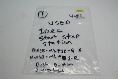 Used IDEC HW1B-M1F10-G & HW1B-M1F01-R Misc Electrical & Power Parts California US | Davliegogo LLC #1729765
