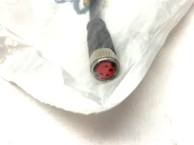 USED BECKHOFF DOUBLE ENDED POWER CABLE M8 4-POS MALE TO FEM