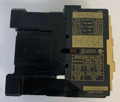 USED Allen-Bradley 700-F220A22