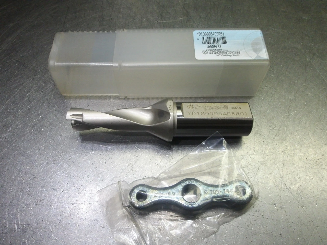 Ingersoll .7087-.7441" Coolant Thru Drill 1" Shank YD1800054C8R01 (LOC2303B)
