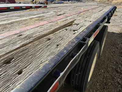 Used 2001 TRANSCRAFT 48' Flatbed Trailers Utah US | Berry Machinery #910873
