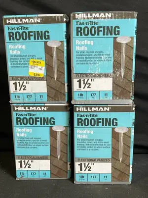 Hillman Fas-n-Tite Roofing Nails - 1-1/2in 11GA Electrogalvanized