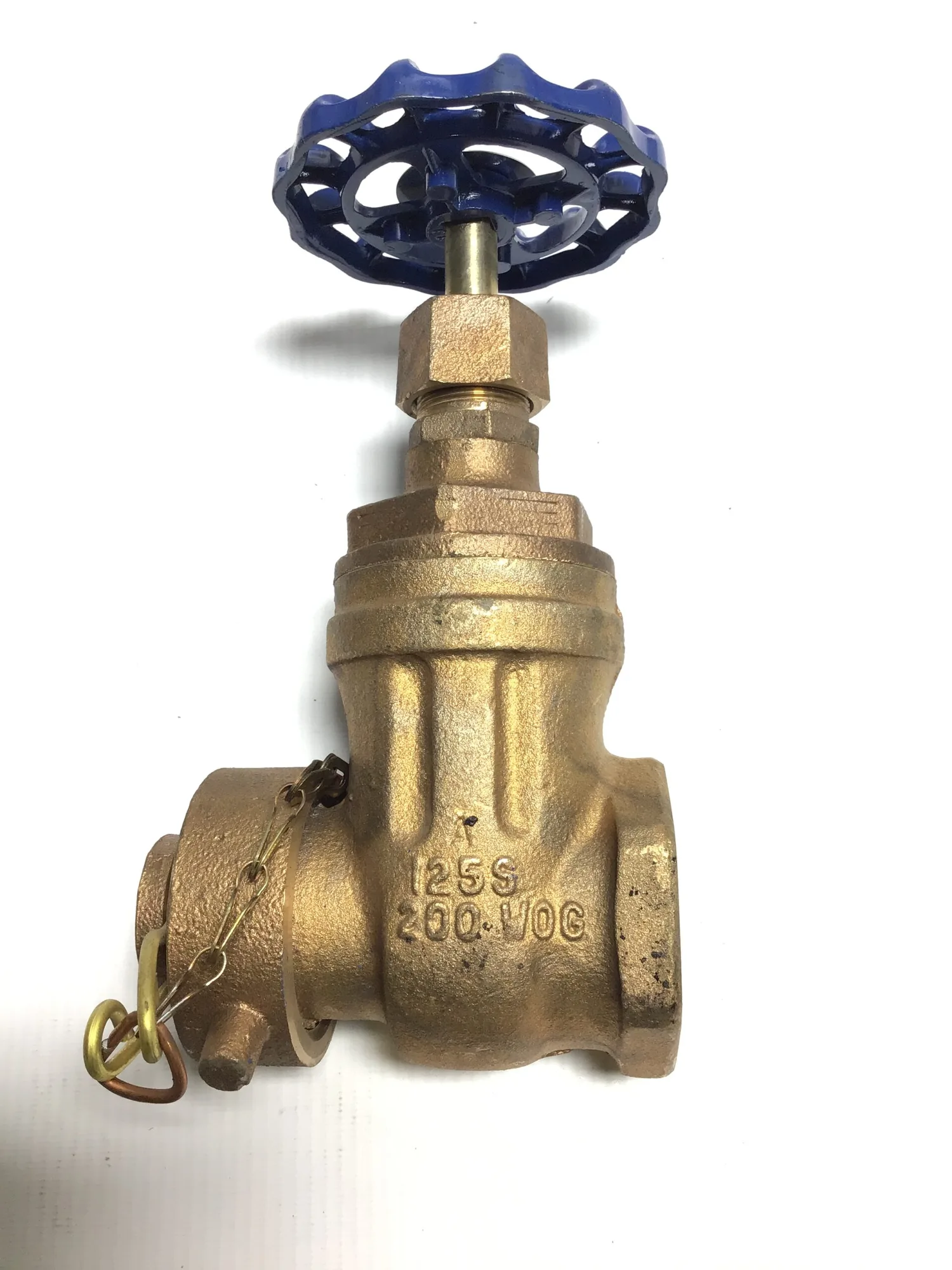 Nibco T-113-HC 1 1/2in Bronze Gate Valve Thread x Hose Thread 039923616609