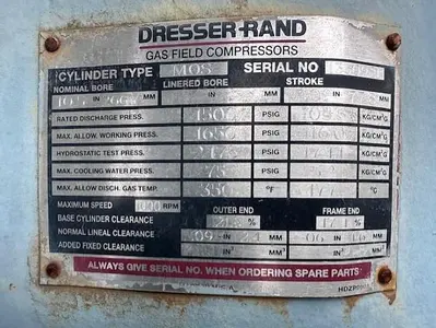 USED DRESSER RAND 7MOS-4