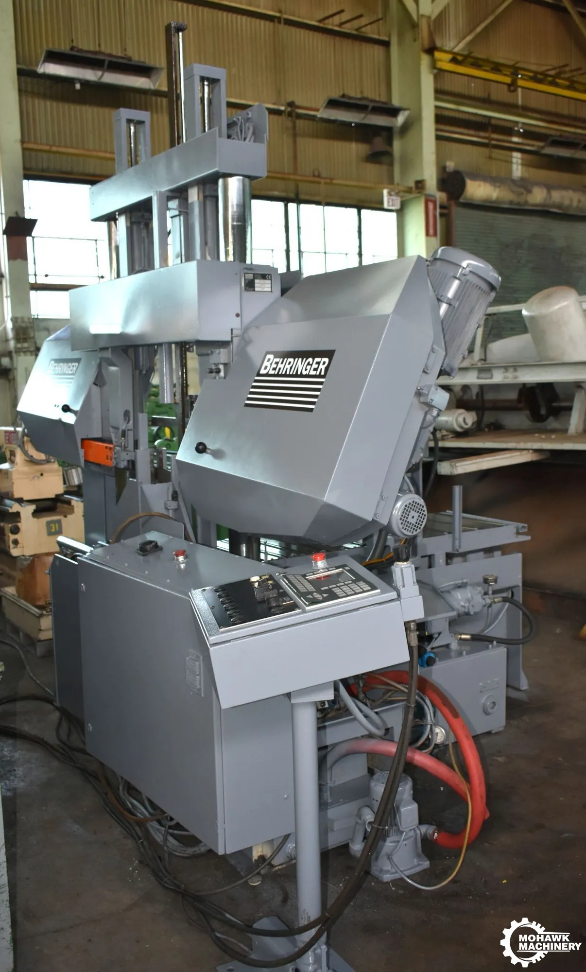 19.7” x 19.7” BEHRINGER “HPB-513A” AUTOMATIC HEAVY-DUTY DUAL-COLUMN HORIZONTAL BAND SAW