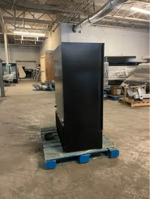 True Visual Merchandiser Slim Line Refrigerator with Swing Door