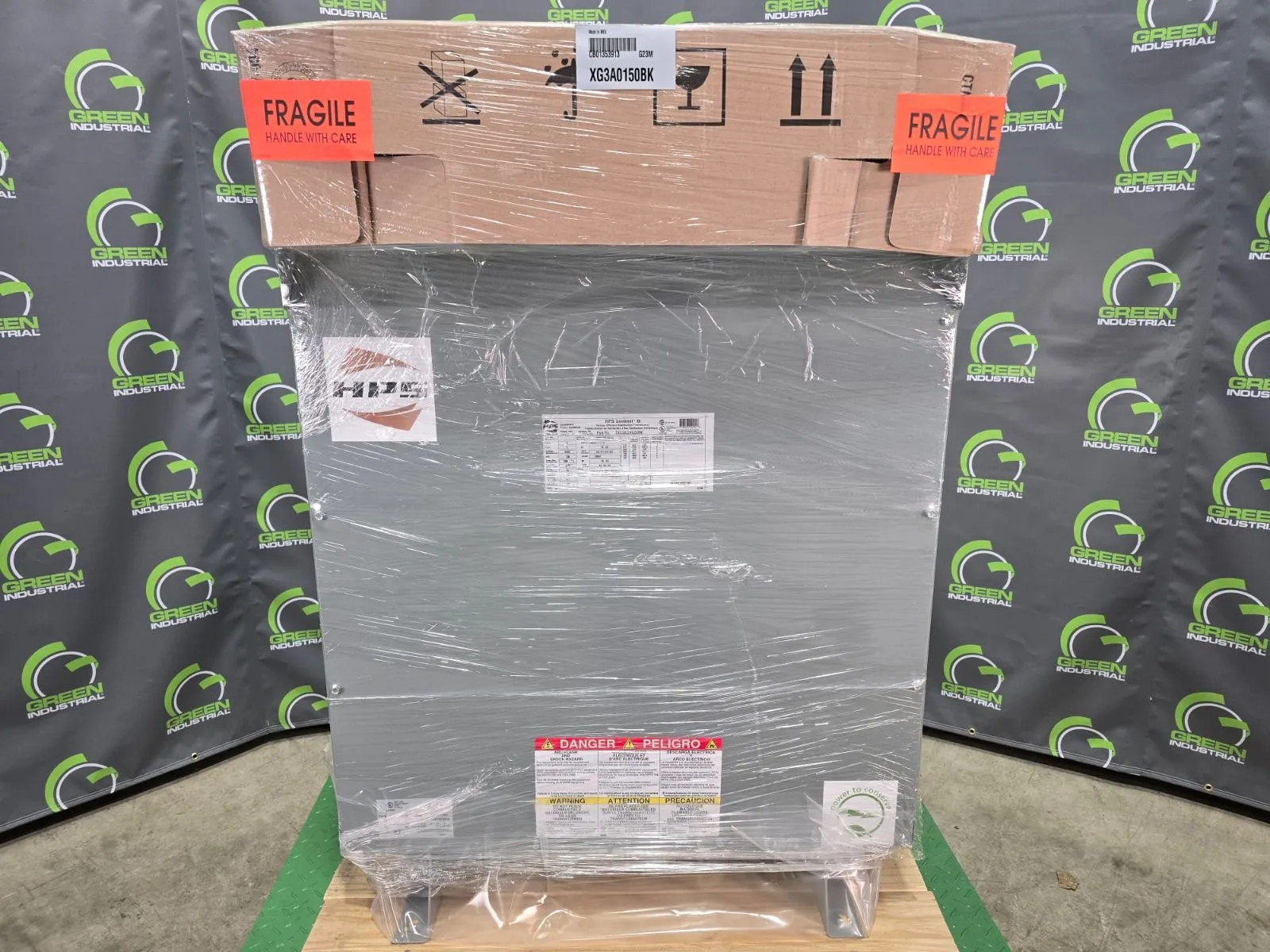 NEW 150 KVA STEP UP Dry Transformer 208 Delta to 480Y/277 Hammond SG3A0150BK 3R